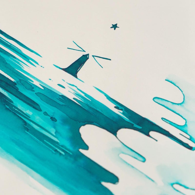 Colorverse Ink - Spaceward -No. 11, Morning Star (65ml & 15ml) Fountain Pen Ink - Image 5